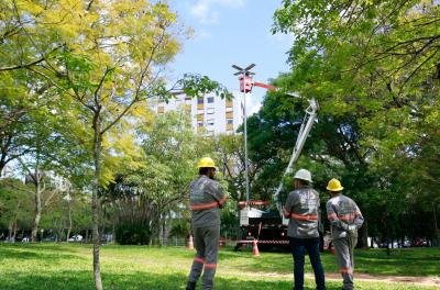 Primeira etapa da modernização da iluminação pública é concluÃda na Capital