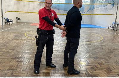 Guarda Municipal capacita agentes da PolÃcia Civil para técnicas de algemação