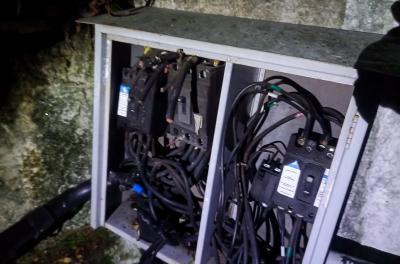 Guarda Municipal prende dois suspeitos por furto de fios da rede elétrica