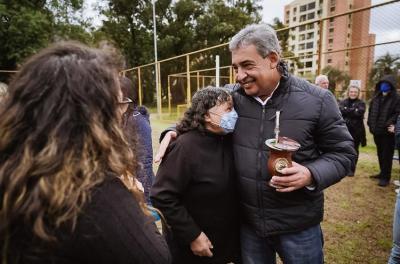 Prefeito vistoria melhorias na orla do Lami