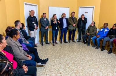 Reunião com moradores do Loteamento Vila Jardim Franciscano 