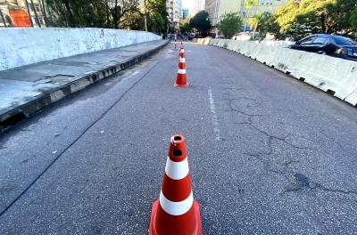 Viaduto José Loureiro da Silva passara por reforma na estrutura