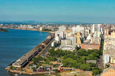 foto do centro histórico de porto alegre