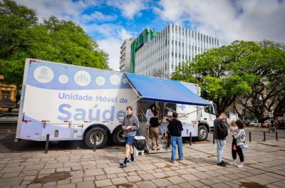 Unidade móvel vacinação