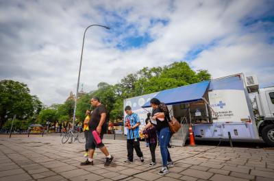 Unidade móvel vacinação