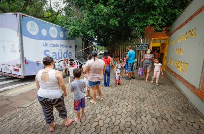 Unidade móvel vacinação