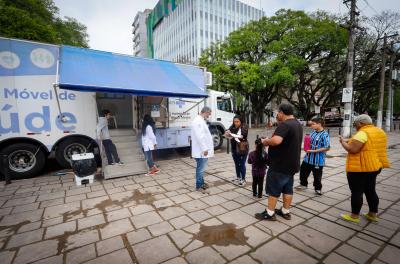 Unidade móvel vacinação