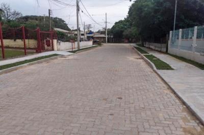 ConcluÃda infraestrutura e pavimentação de rua do bairro Belém Novo