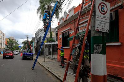 retirada de fios