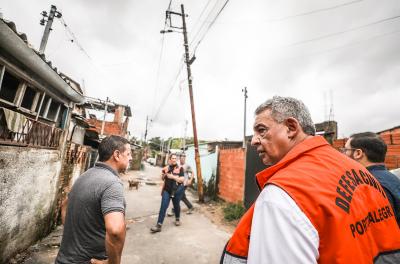 temporal visita às vilas pedreira e ecológica