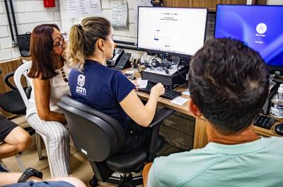 Projeto-piloto de matrÃculas digitais começa a ser aplicado no Parque Ararigbóia
