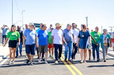 Nova ponte sobre o Arroio Mauá é liberada para veículos e pedestres