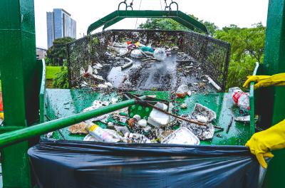 Ecobarreira recolhe mais de 1,2 mil toneladas de resÃduos em oito anos