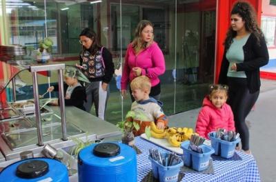 almoço nas escolas