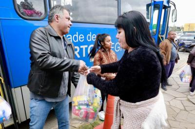 entrega de cestas básicas 