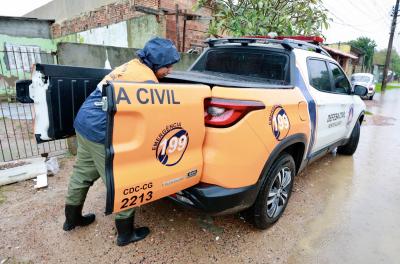 Defesa Civil alerta para possibilidade de chuvas intensas no final de semana