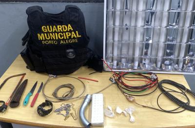 Guarda Municipal prende dupla por furto de fios em Centro de Atenção Psicossocial