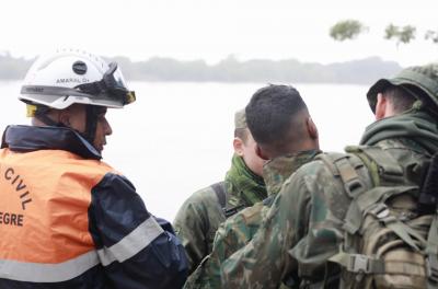 Defesa Civil segue mobilizada na região das Ilhas devido à previsão de chuvas e cheia do Jacuí