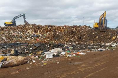 Empresa inicia recolhimento de resÃduos no bota-espera do Porto Seco