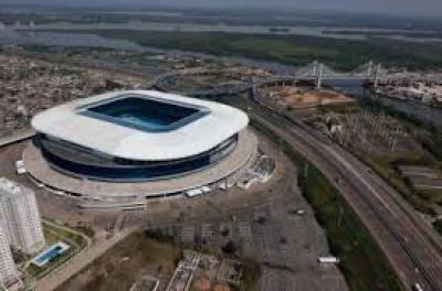 obras no entorno da Arena do Grêmio