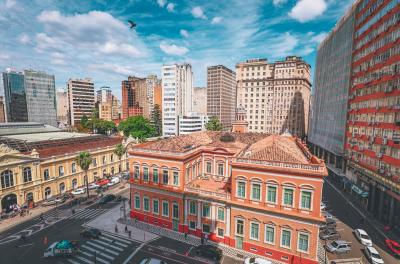 Imagem aérea do Centro Histórico