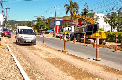 EPTC informa alteração de trânsito na Zona Sul devido a obras na região