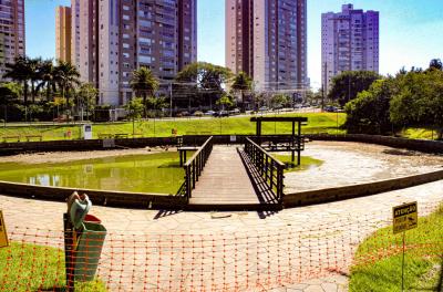 Lago do parque Germânia recebe qualificação