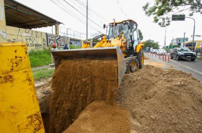 Dmae inicia segunda etapa de obra que reforçará abastecimento do bairro Sarandi