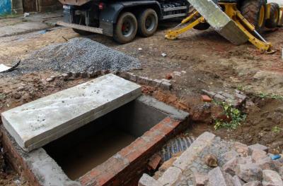 Dmae conclui readequação da rede de drenagem urbana da rua Tiradentes