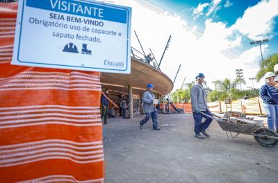 Iniciam obras de recuperação do Trecho 1 da Orla do GuaÃba