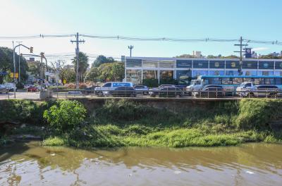 Dmae inicia obras em terceiro trecho do talude do Arroio Dilúvio