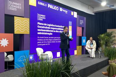 Prefeitura apresenta Plano de LogÃstica Sustentável no Summit Cidades 2025