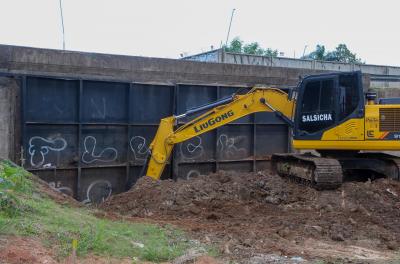 Obras em comportas serão retomadas nesta terça-feira