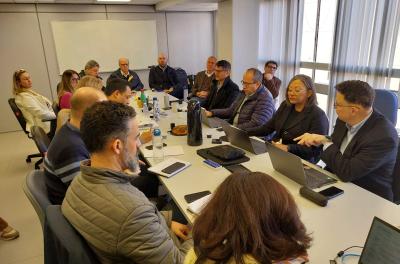 Visita técnica de representantes da CAF à capital gaúcha