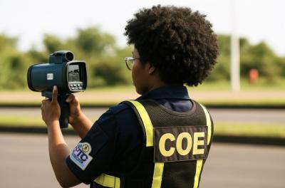 EPTC flagra veículo sendo conduzido a 92 km/h nesta terça-feira