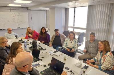 Reunião da equipe do POA+Social para tratar da interoperabilidade dos sistemas da Prefeitura
