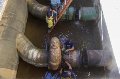 Manutenção preventiva no Sistema de Abastecimento Menino Deus é concluída