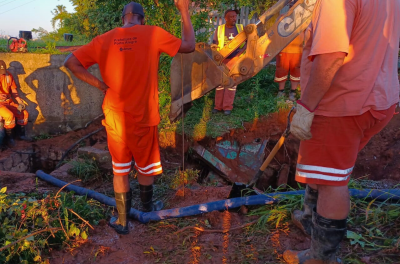 Conserto em adutora na Vila São José é concluído