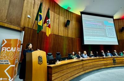 Abertura do seminário sobre busca ativa escolar, promovido pelo MPRS