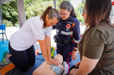 Samu encerra programação dos 30 anos com ações educativas na Redenção
