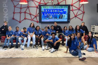 Jovens do Projeto Pescar Procempa