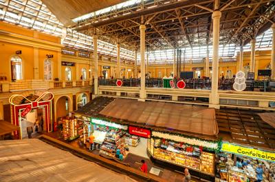 Mercado preparado para as festas de final de ano. Crédito: Alex Rocha/PMPA