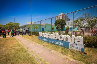 O Mais Comunidade é uma ação itinerante da Prefeitura de Porto Alegre que aproxima o governo da população