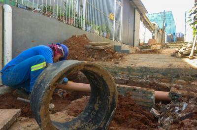 Concluída rede de esgotamento sanitário na Vila São Vicente Mártir, na Zona Sul