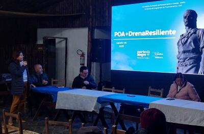 POA+DrenaResiliente busca reduzir os riscos de alagamentos