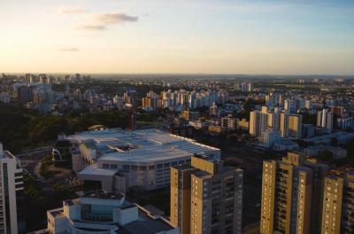 vista aérea da cidade
