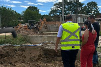 Lomba do Pinheiro: iniciada construção de nova ponte na comunidade dos Cafunchos