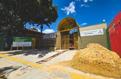 obras em escolas