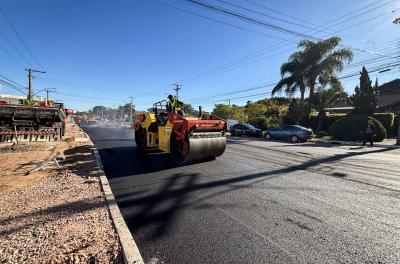 Concluída a obra de alargamento de mais um trecho da avenida Edgar Pires de Castro 