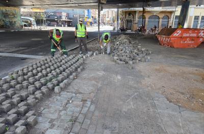 Avançam as obras de revitalização do Viaduto da Conceição 